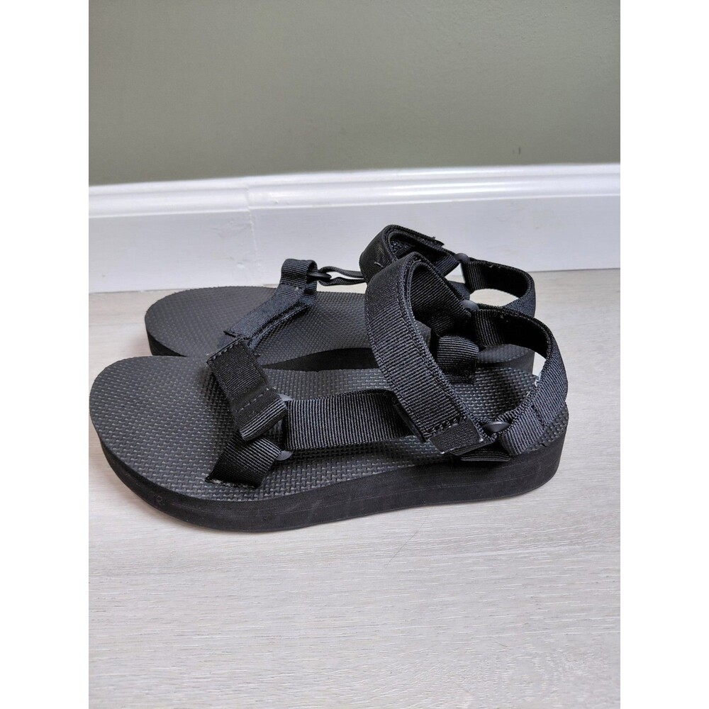 Teva Universal Platform Black Sandal Women's Sz 7 Hiking